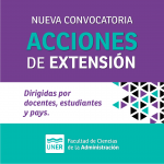 Lee más sobre el artículo Convocatoria a Acciones de Extensión