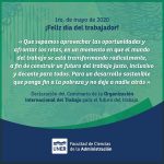 Lee más sobre el artículo ¡Feliz día del Trabajador!