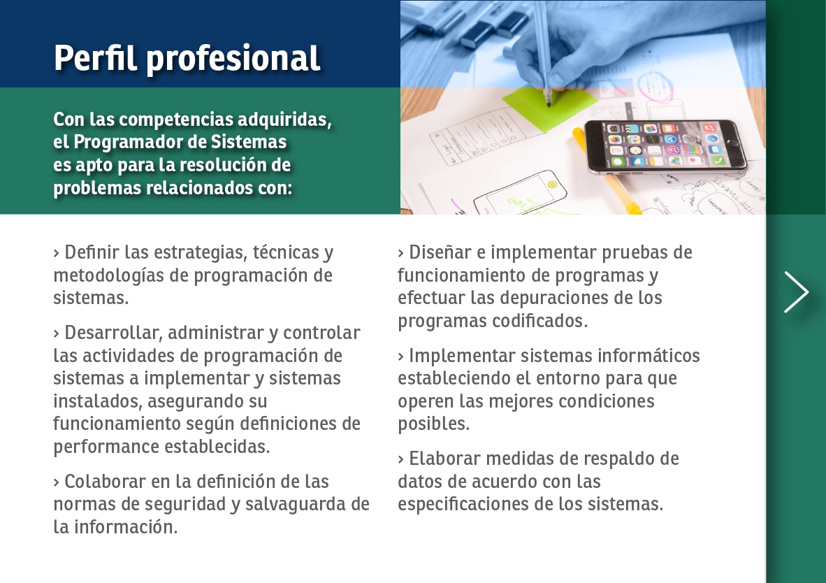 Programador de Sistemas – Facultad de Ciencias de la Administración