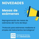 Lee más sobre el artículo Reprogramación de mesas de exámenes del Turno de Mayo