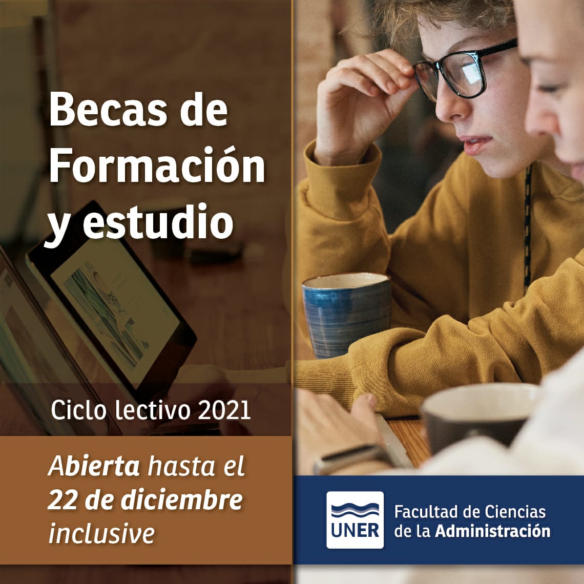 Apertura de Convocatoria a Becas de Estudio y Formación para el ciclo ...