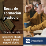 Lee más sobre el artículo Reapertura Convocatorias Becas de Formación y Estudio