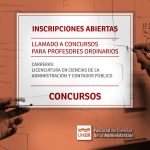 Lee más sobre el artículo Llamado a concurso para profesores ordinarios