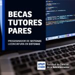 Lee más sobre el artículo Reapertura convocatoria beca tutores pares a la Virtualidad – Programador en Sistemas y Licenciatura en Sistemas
