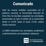 Lee más sobre el artículo Comunicado