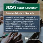 Lee más sobre el artículo Becas Hubert H. Humphrey