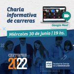 Lee más sobre el artículo Ingreso 2022 – Reunión informativa para futuros estudiante