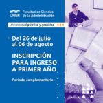 Lee más sobre el artículo Inscripciones para ingreso a primer año