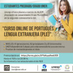 Lee más sobre el artículo Convocatoria – Curso Online de Portugués Lengua Extranjera PLE