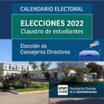 Lee más sobre el artículo Calendario Electoral 2022. Elección de Consejeros Directivos Claustro Estudiantes