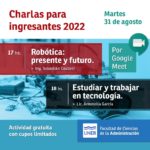 Lee más sobre el artículo Reuniones informativas Ingreso 2022