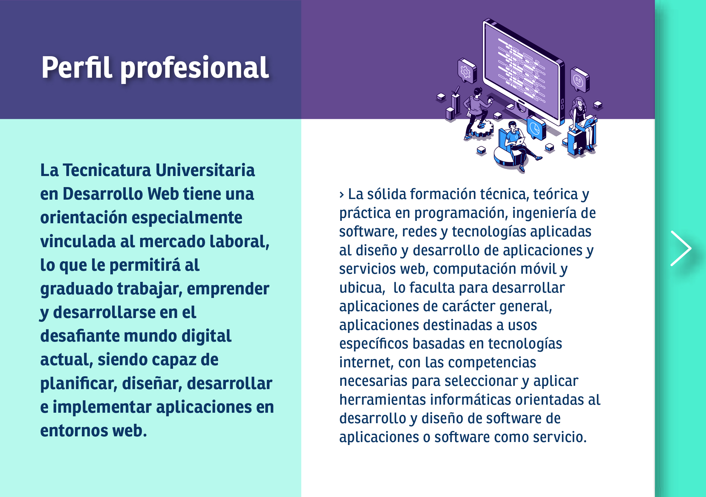 Folleto Tecnicatura Universitaria en Desarrollo web