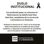 Lee más sobre el artículo Duelo institucional