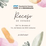 Lee más sobre el artículo Receso de verano