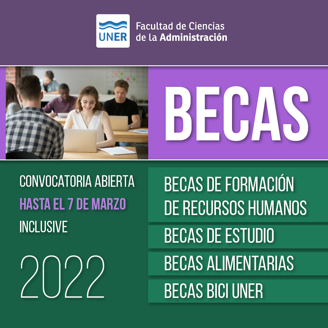 Convocatoria a becas ciclo lectivo 2022 - Facultad de Ciencias de la ...