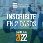 Lee más sobre el artículo Inscripción abierta. Ingreso 2022