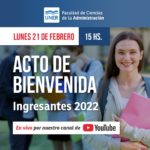 Lee más sobre el artículo Acto de bienvenida. Ingresantes 2022
