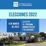 Lee más sobre el artículo Elecciones 2022. Claustro de Personal Administrativo y de Servicios