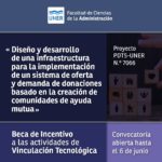 Lee más sobre el artículo Beca de incentivo a las actividades de vinculación para el PDTS 7066 dirigido por el profesor Juan Carlos Teze.