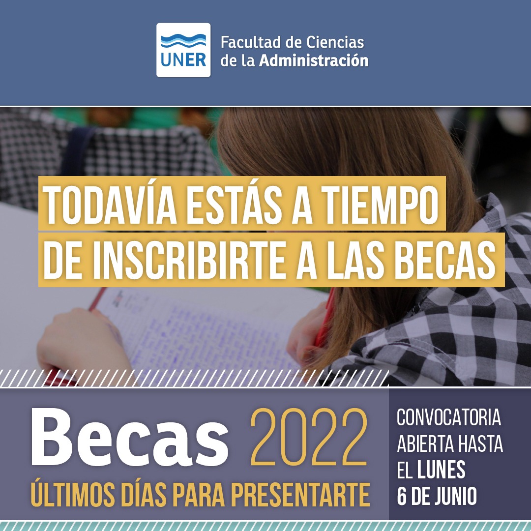 Convocatoria a Becas - Facultad de Ciencias de la Administración