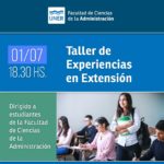 Lee más sobre el artículo Taller de Experiencias en Extensión