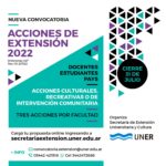 Lee más sobre el artículo Acciones de extensión 2022