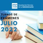 Lee más sobre el artículo Turno de exámenes julio 2022