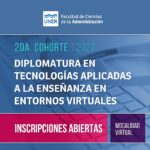 Lee más sobre el artículo Diplomatura en Tecnologías Aplicadas a la Enseñanza en Entornos Virtuales