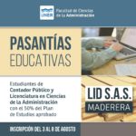 Convocatoria de pasantías educativas – LID S.A.S (Empresa maderera)