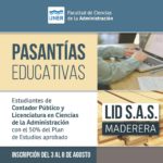 Lee más sobre el artículo Convocatoria de pasantías educativas – LID S.A.S (Empresa maderera)