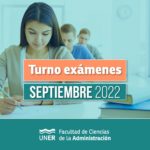 Lee más sobre el artículo Turno de exámenes septiembre 2022