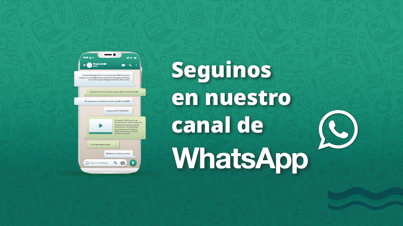 Lee más sobre el artículo Canal Oficial de WhatsApp de la Facultad