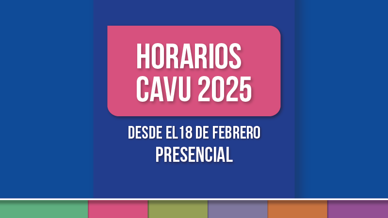 Lee más sobre el artículo Horarios Curso de Ambientación a la Vida Universitaria (CAVU) 2025
