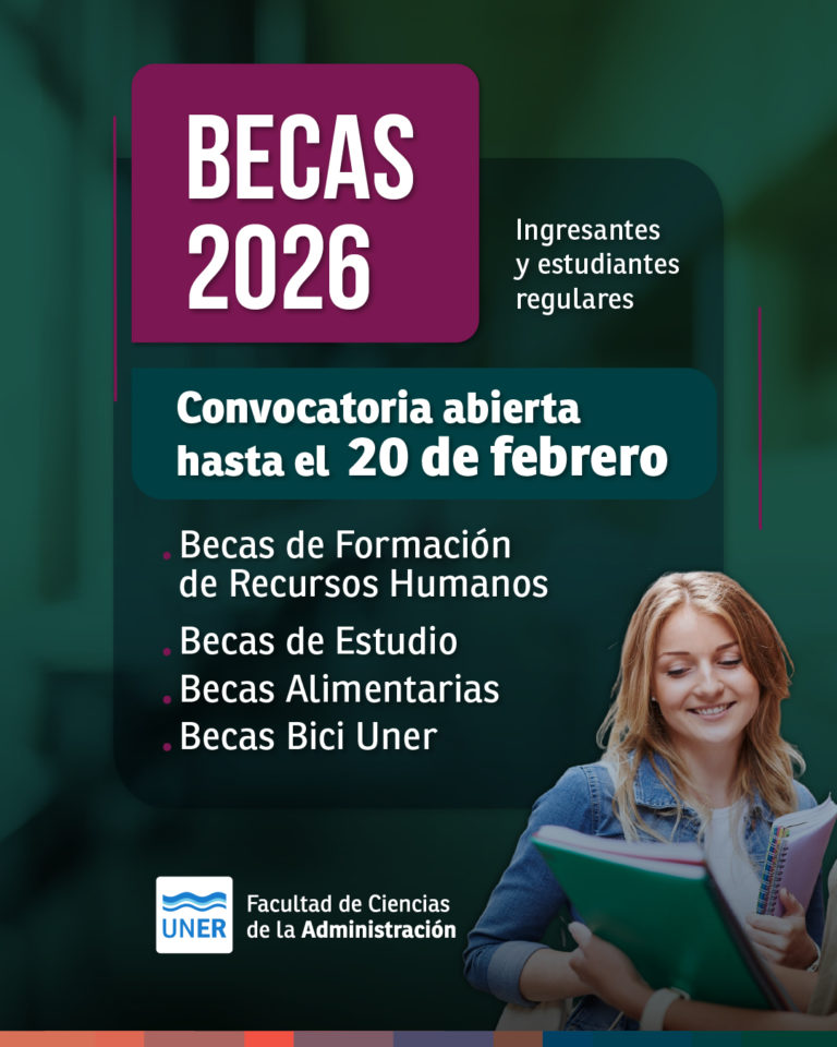 Becas Ciclo Lectivo 2026 - Facultad de Ciencias de la Administración
