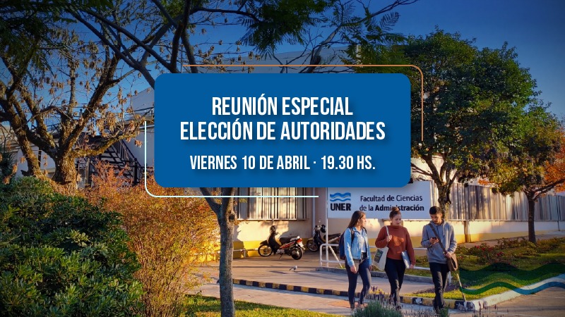 Reunión especial – Elección de Autoridades