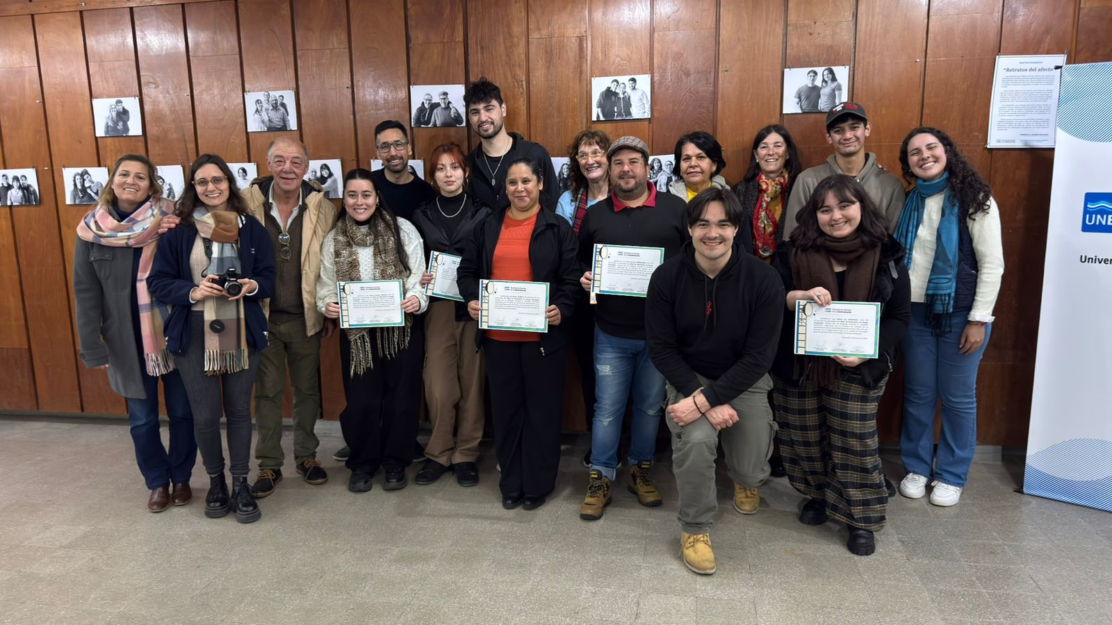 Se inauguró la muestra fotográfica “Retratos del afecto” en la Facultad de Ciencias de la Administración